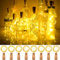Kolpop Bottle Lights with Cork, 8 Packs Wine Bottle Lights Battery Operated, 2m 20 LED Mini Fairy String Lighting Indoor for Party Wedding Christmas Birthday Table Jars DIY Decor(Warm White)