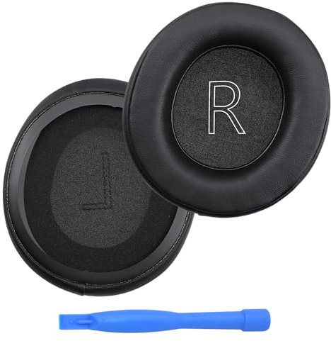 Ear Pads Replacement for Xbox Wireless, Wired, Xbox Stereo 20th Anniversary Special Edition Headphones by MMOBIEL – Memory Foam and Protein PU Ear Pad Cushions - Noise Isolation Earpads – Black