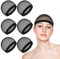 Sibba 6 Stück Haarnetz Wig Cap für Perücken Lace Wigs Schwarz Perücke Kappen Perückennetz Dehnbare Elastische Perückenkappen Unterziehhaube Atmungsaktive Hair Net Perücken Zubehör für Frauen Männer