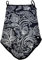 TUKEVA Skull Halstuch mit Ohrenbefestigung multifunktionstuch Motorrad Sturmmaske mit Totenkopf Design Skull Skelett Maske für Fahrrad Atmungsaktiv für Motorrad Radfahren Wandern (Schwarz floral)