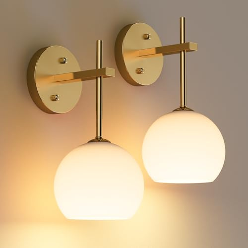 LABOREDUCER Akku Wandleuchte Innen 2 Stück, LED Wandlampe mit Fernbedienung
