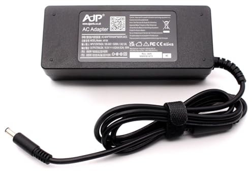 AJP 90W Chargeur pour Dell OptiPlex 7010 7020 7040 7050 7060 7070 7080 Micro, OptiPlex 9010 9020 Micro Desktop PC 19,5 V 4,62 A Adaptateur secteur 4,5 mm x 3,0 mm Pin PSU Adaptateur Cordon