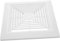 OSALADI White Bathroom Exhaust Fan Cover Ceiling Vent Cover Replacement Compatible with Standard Bathroom Fans Installation Shields Against Particles for Optimal