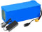 LXBche Batteria per Bici elettrica da 24V, Batteria al Litio ad Alta capacità 24V 29.4V 10Ah 7S3P per Scooter Elettrico da 800W con Caricabatterie (110 x 68 x 60 mm) 29.4V 10Ah, XT60
