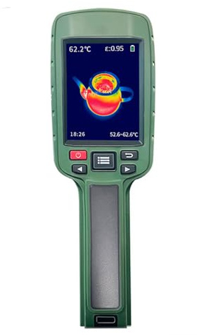 Sensibilità professionale -20℃~ 400℃ della macchina fotografica 120x160Pixels di registrazione di immagini termiche di Infrare costruisce in termocamera ad alta risoluzione della carta da 16Gb