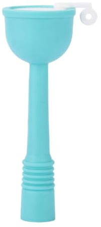 Tofficu Adjustable Water-Saving Faucet Extender with Rotatable Tube Dual Mode Sink Faucet Shower Head Diffuser Blue Long Style for Kitchen Tap Filter Aerator