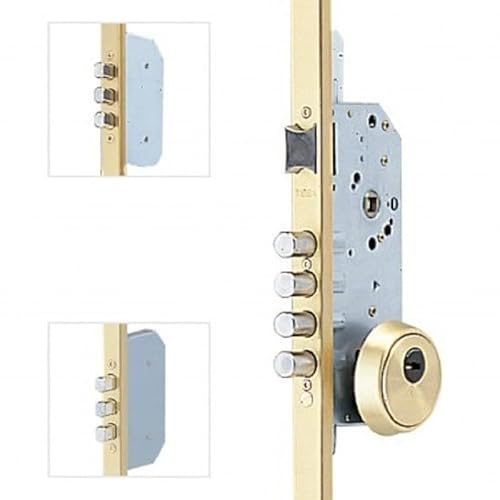 Tesa tlb - Cerradura 3 50/85 45mm sin bombillo acero oro