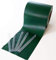PVC 650g/m² 35mx19cm Sichtschutzstreifen Stabmattenzaun Streifen PVC Verschiedene Modelle für den Gartenzaun oder Balkon (Grün)