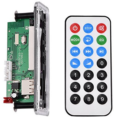 Bluetooth MP3 WMA Decoder Board,Richer-R Wireless Musik MP3-Decoder Board Audio FM Radio Modul,Drahtlos Decoder Board Audio Modul mit USB SD FM Radio Fernbedienung
