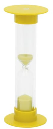 TimeTEX Sanduhren-Set 5-TLG, 10cm hoch, 2,5cm ø (1 Zeiteinheit)