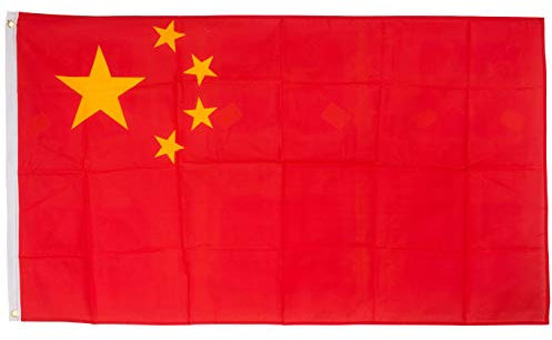 SCAMODA Bundes- und Länderflagge aus wetterfestem Material mit Metallösen, Outdoor Fahne & Flagge (China) 150x90cm
