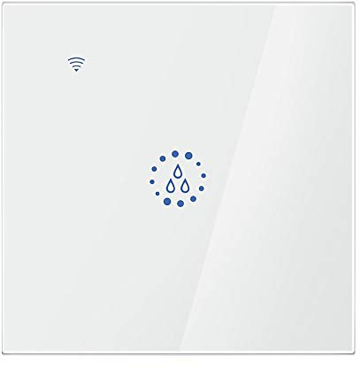 ALLOMN Commutateur de Chaudière Intelligent Wi-Fi, Commutateur de Chauffe-eau Compatible avec Alexa Google Home App Commande à Distance de Commande Vocale, Charge Maximale de 4400W (Blanc)