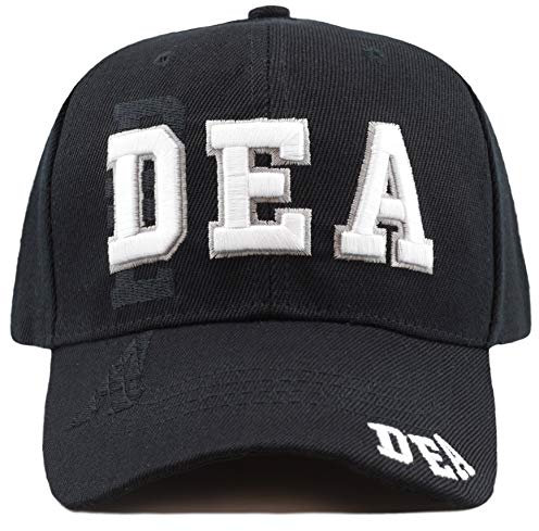 The Hat Depot Strafverfolgung 3D bestickte Mütze., 4. DEA, Einheitsgröße