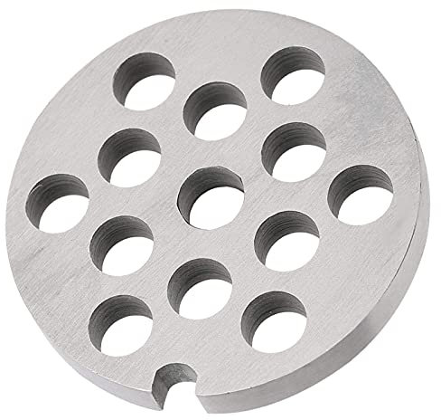 Meat Grinder Blade Cutter Stainless Steel Chef Meat Grinder Spare Part Mincer Plate Disc Replacement Accessories for Cutting Garlic Paste Ginger Dumplings(8mm)