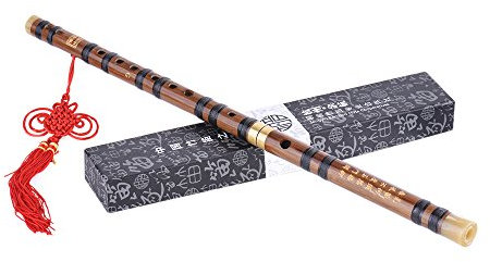 Btuty Flûte à vent Dizi en bambou amer traditionnel fait à la main - Instrument de musique chinoise en bois - Niveau d'étude G - Performance professionnelle