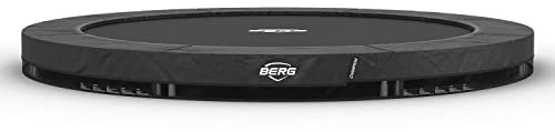 BERG Sport inground Trampolin rund Champion grau 330 cm 14+ | Qualitätstrampolin, Sporttrampolin, Sicheres Trampolin, geeignet ab 14 Jahren