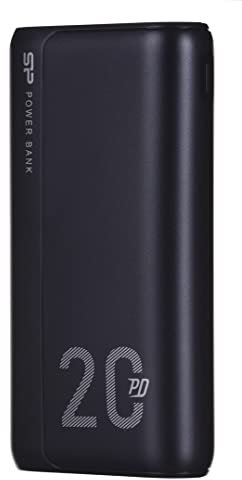 Silicon Power Powerbank qs15 20000mah qc3.0+PD 2xusb a, 1x musb + 1x USB c, Czarny