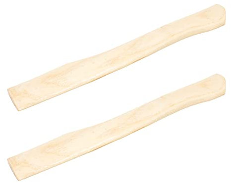 DOITOOL Hickory Wood Axe Handle 2pcs - Camp Axe & Hatchet Replacement