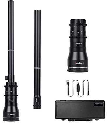 AstrHori 18 mm F8 2X Macro Probe Lens APS-C Wide Angle Waterproof Front Part 2:1 Magnification for Olympus Panasonic M4/3 Mount Cameras