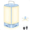 Blukar Camping Lantern Rechargeable, Camping Lights Lamp for Tent, 7 Light Modes - Super Bright 116 LED, 90°Adjustable Long Battery Life Outdoor Hanging Tent Lamp for Hiking, Emergency etc-Sierra Blue
