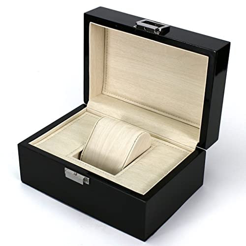 BONOOL Holzkiste für Uhren, Schmuck, Dekoration, Uhren-Display, Aufbewahrungsbox für Männer, Geschenk