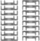 Streifensicherungen Blattsicherung Flachsicherungsstreifen 16 Stk Auto Sicherung 30A 40A 50A 60A 70A 80A 100A 110A 125A 150A Maximale Spannung bis 32V, für PKW Wohnmobil (40A)