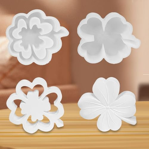 Silikonform Blumen, Blumen Gipsform Zum Gießen Silikonformen Gießformen Frühling Gießformen Silikon Frühling Blumen Silikonformen Frühling Gießformen Silikon Ostern Für Kerzen, Gips, Handwerk (AB)