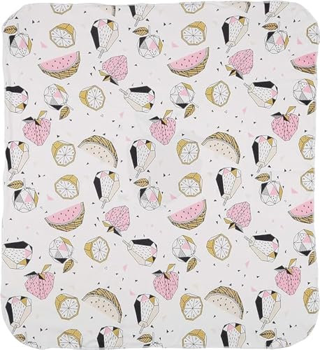 IGI Natur Babybekleidung BIO Krabbeldecke - 85x100cm - GOTS zertifiziert - Cubic Fruits