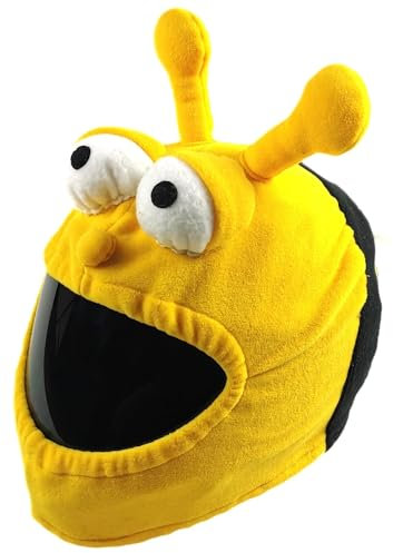 FunnyRiders Motorradhelm Überzug Plüsch Helmüberzug Motorrad - Lustig Motorrad Helm Überzug - Helmüberzug Motorradhelm - Hochwertiger Stoff-Cover Helm Deko
