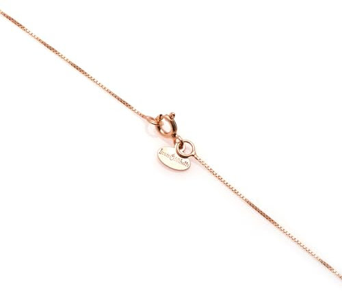 Louis Ciocchetti dal 1887 Catenina Argento Rosa 925 a Maglia Veneziana, Collana Donna Uomo Fine e Resistente, Perfetta per Ciondoli, Artigianato Made in Italy