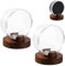 lasuroa 1stk Hockey Puck Vitrine mit Holzsockel, Acryl Hockey-Puck-Halter Puck Halter Eishockey zur Präsentation von Autogrammen Hockey-Puck-Sammlung