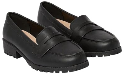 Dorothy Perkins Women's Wide Fit Leoni Chunky Loafers, Wide Fit, Spring Summer, Office, Party, Occasion, Wedding Guest