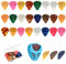 Yuanchu 24pcs Plektren Gitarre, Plektrum mit 0.46/0.71/0.96mm Verschiedene Dicke Zelluloid Gitarren Plektrum mit Plektrumhalter Organizerbox Bunte Guitar Picks für Akustikgitarre E-Guitar Ukulele Bass
