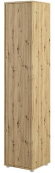 Friderik Bed Concept BC-21 Kleiderschrank für Schrankbett, Eintüriger Kleiderschrank, 218x45x46 cm (Artisan-Eiche)