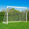 FORZA 3m x 2m Futsal-Fußballtor | Extrem langlebiges und wetterfestes uPVC – Optionaler Trainingsfußball, Torfolie und Tragetasche (Torwand + Fußballtor)