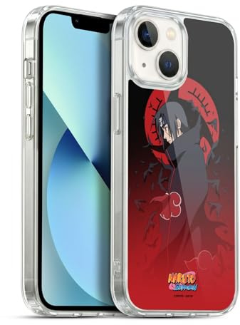 Head Case Designs Offizielle Naruto Shippuden Itachi Uchiha Darsteller Kunst Gel Handyhülle Hülle [Militärischer Schutzgrad] Kompatibel mit Apple iPhone 13