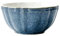Einfacher und zarter europäischer Haushalt, hochtemperaturbeständig, kreative Keramik-Steakplatte in spezieller Form, blaue 15,2 cm große Schüssel