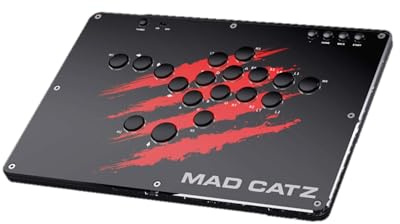 MAD CATZ N.E.K.O. – Controller Arcade leverless All Button – 18 Pulsanti meccanici Kailh Choc V2 intercambiabili – Modalità SOCD – Compatibile PS4, PC e Nintendo Switch – Design personalizzabile