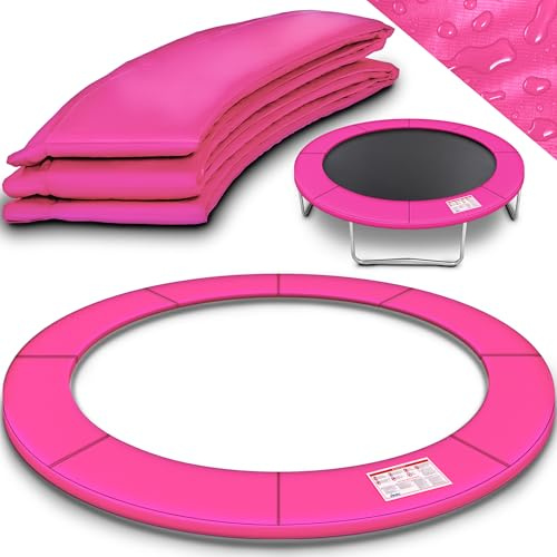 KIDUKU® Trampolin Randabdeckung Ø 244 305 366 427cm | Randschutz Extra Dick | Federabdeckung 100% UV-beständig & Wetterfest | Ersatz Trampolinzubehör Rand Federschutz Universell
