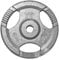TNP Accessories Cast Iron Weight Plates, Tri-Grip Hammertone Disc, 2.5kg-25kg, Black (15kg x 1)