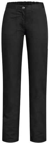 Greiff Gastro Moda Damen Cuisine Basic Hose Regular Fit Schwarz Modell 5313 Größe 48