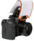 LumiQuest Soft Screen - Flash Diffuser & Light Softener, Universal Classic Design for Digital SLR Cameras, with UltraStrap, Neon Orange