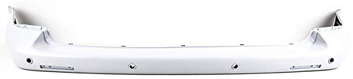 TVP Trade Vehicle Parts.co.uk Compatible With Rear Bumper Primed Smooth With Parking Sensor Holes Vw Transporter T5 2004-2012