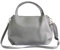 AmbraModa Damen handtasche Henkeltasche Schultertasche aus Echtleder GL023 (Hellgrau)