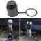 Cubierta de Bola para Gancho de Remolque, 1 x Negro, para Cabeza de Bola de hasta Ø 50 mm (2 Pulgadas) Cubierta de plástico, Cubierta de Gancho, Tapon Protector contra la abrasión y la Suciedad