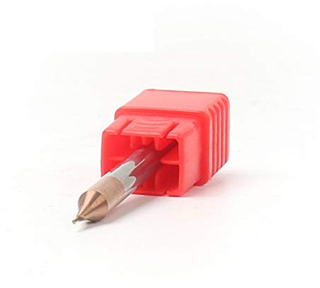 Pangyoo PYouo-miglior Bit del Router 1pc, 0,2-0.9mm 2 Flute Micro Flat End Mill 4mm Shank Tungsteno Carburo CNC Router Bit Ticn Rivestito, Prodotti durevoli