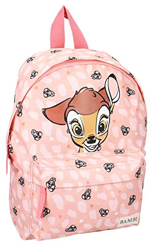 Vadobag Unisex Kinder 31 cm aus recyceltem PET, Disney Bambi Rucksack, rot