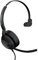 Jabra Evolve2 50 Wired Mono Headset - with AirComfort Technology, Noise-Cancelling Mics & Active Noise Cancellation - MS Teams Certified, Works with All Other Platforms - Black
