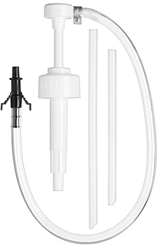 Slippery Pete - Fluid Pump for Wide-Mouth Quart Bottles - 8cc per Pump Stroke and 3rd Hand Adapter, Transfer Gear Oil, Transmission and Differential Fluid (38mm)