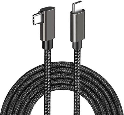ZahoTse compatible with Oculus quest VR link cable USB3.0 GEN1 type C-C，Cable for Oculus Quest 2/Quest Steam VR Gaming and Charging，3M（sbtool-C-C-B-3M） Black
